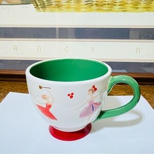 Robert Stanley Nutcracker & Ballerina ballet dance ceramic mug